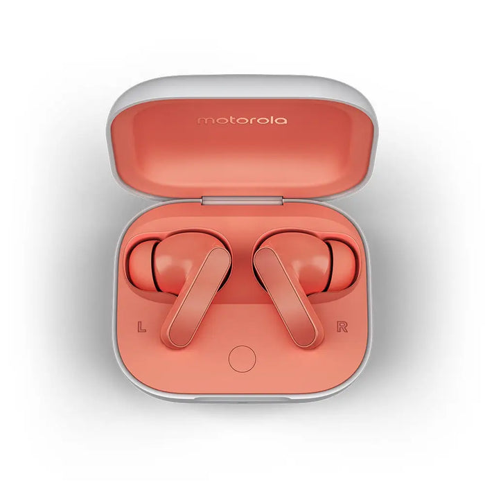 Безжични слушалки MOTOROLA MOTO BUDS Coral Peach