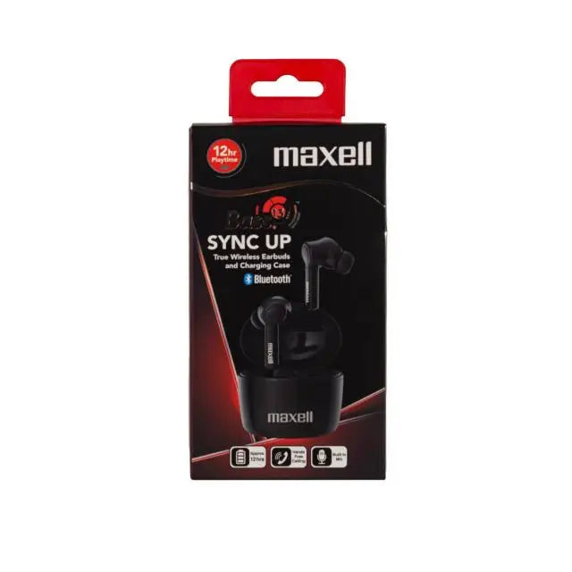 Блутут слушалки-тапи Maxell Bass13 TWS