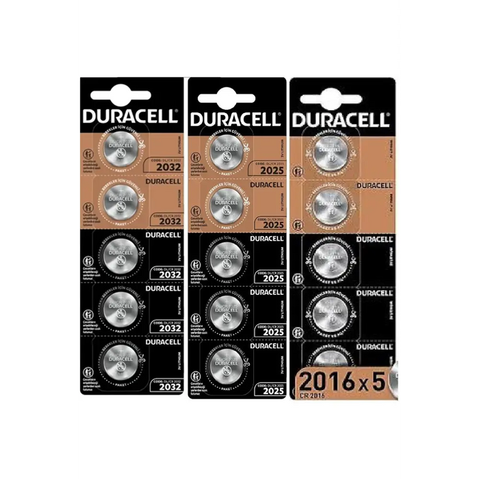 Бутонна батерия DURACELL CR2016 3V 5 бр.