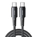 Кабел USB-C / USB-C Essager EXCTT3-CGA0G-P 240W 2m черен