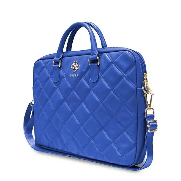 Чанта за лаптоп Guess Quilted 4G 16’ синя