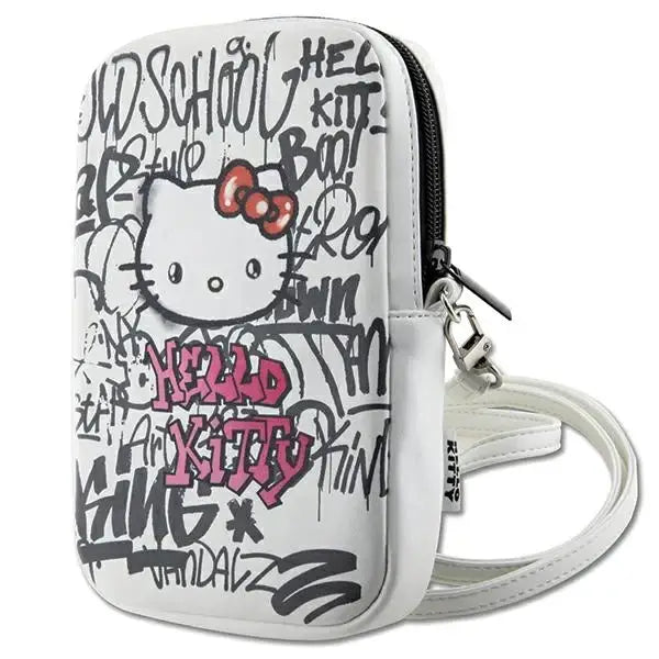 Чантичка Hello Kitty Graffiti Head бяла