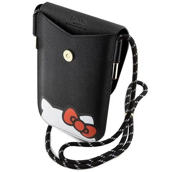 Чантичка Hello Kitty Leather Hiding Kitty черна