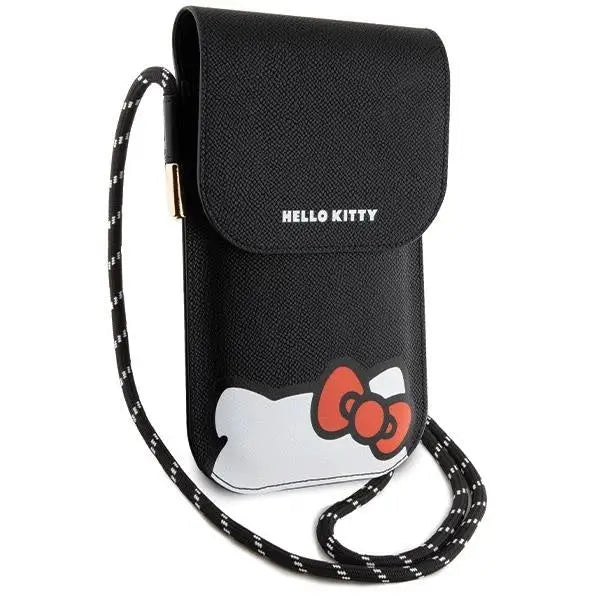 Чантичка Hello Kitty Leather Hiding Kitty черна