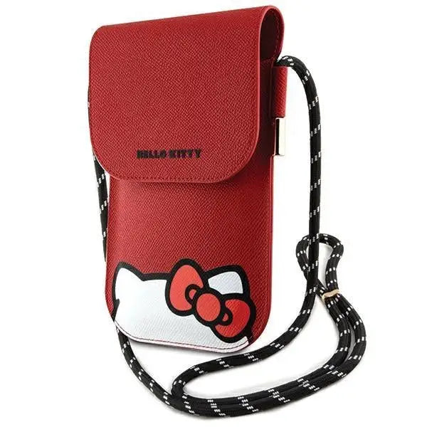 Чантичка Hello Kitty Leather Hiding Kitty червена