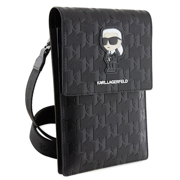 Чантичка Karl Lagerfeld KLWBSAKHPKK черна Saffiano Monogram