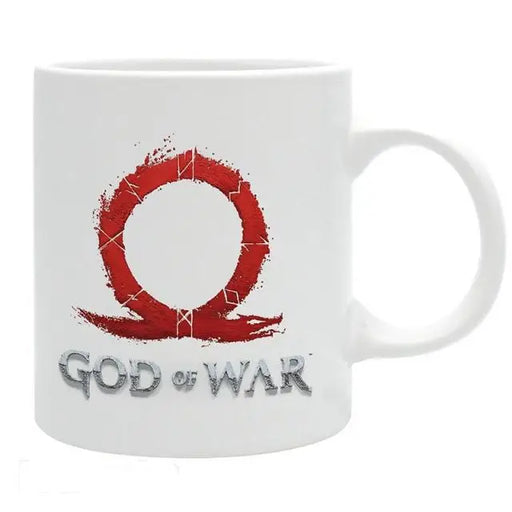 Чаша ABYSTYLE GOD OF WAR Logo Порцелан Бяла