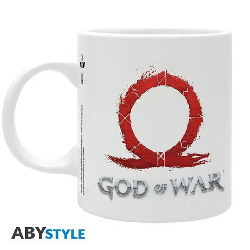 Чаша ABYSTYLE GOD OF WAR Logo Порцелан Бяла