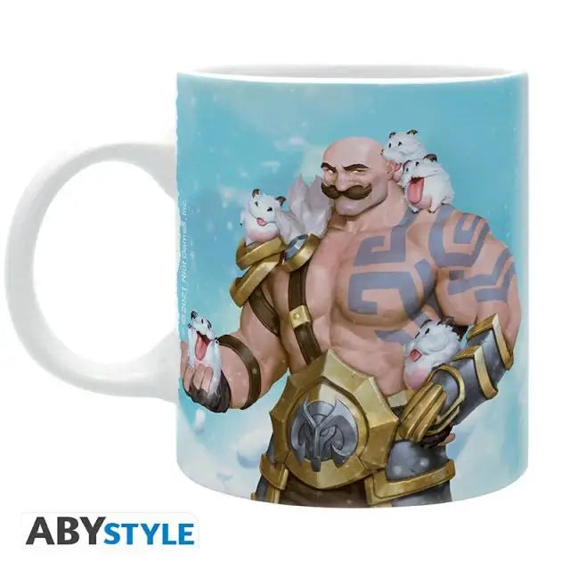 Чаша ABYSTYLE LEAGUE OF LEGENDS Braum & Poros Син