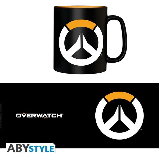 Чаша ABYSTYLE OVERWATCH Logo King size Черен