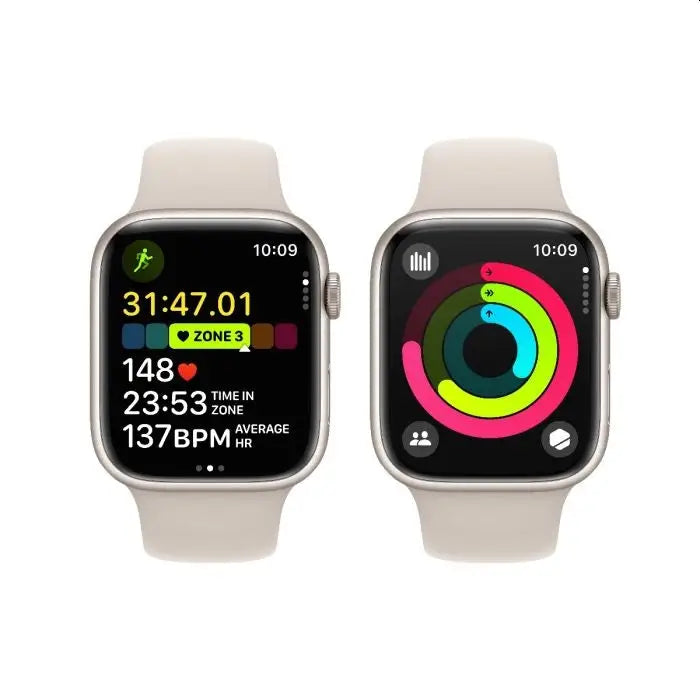 Часовник Apple Watch Series 9 GPS 45mm Starlight