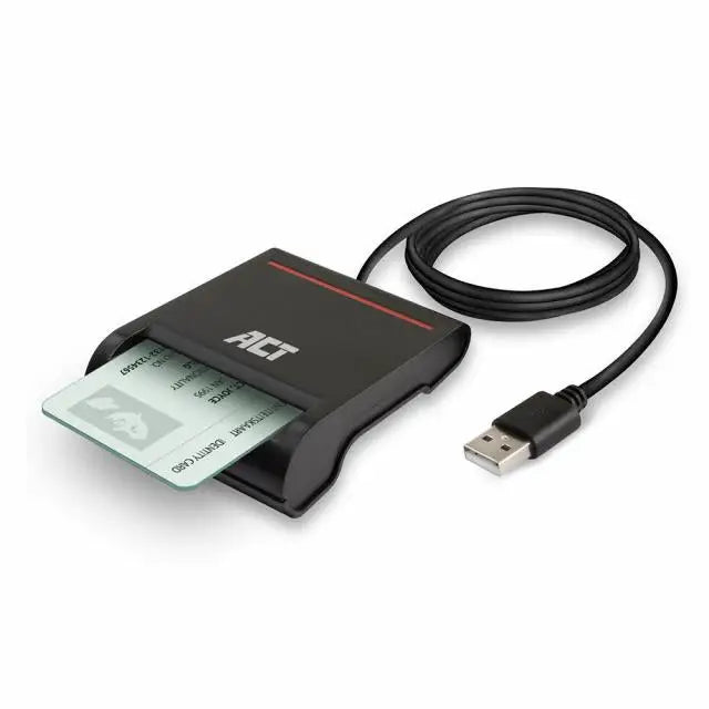 Четец на смарт карти ACT AC6015 USB 2.0 Черен