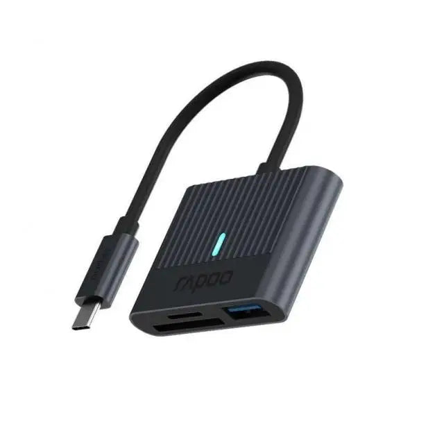 Четец на смарт карти Rapoo UCR-3001 USB-C Черен