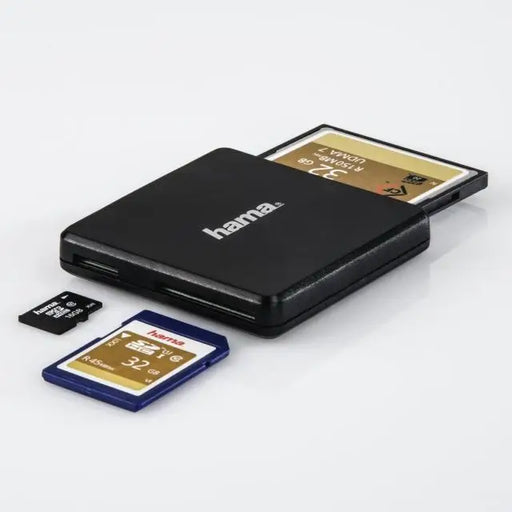 Четец за карти HAMA Multi USB 3.0 SD/microSD/CF 5 Gbps Черен