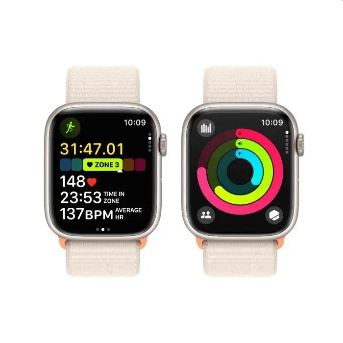 Часовник Apple Watch Series 9 GPS 45mm Starlight