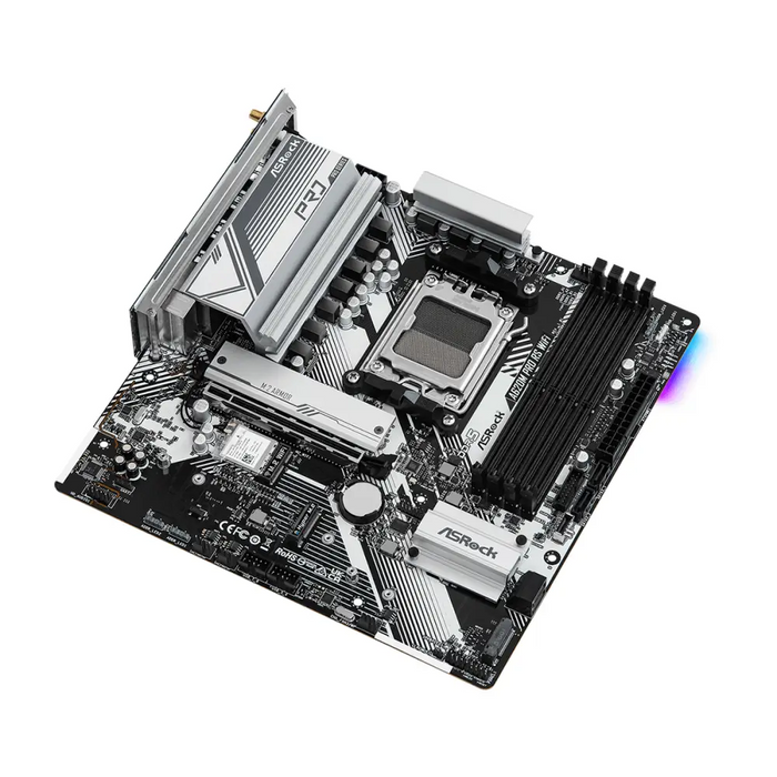 Дънна платка ASROCK A620M Pro RS WiFi Socket AM5 mATX 4xDDR5