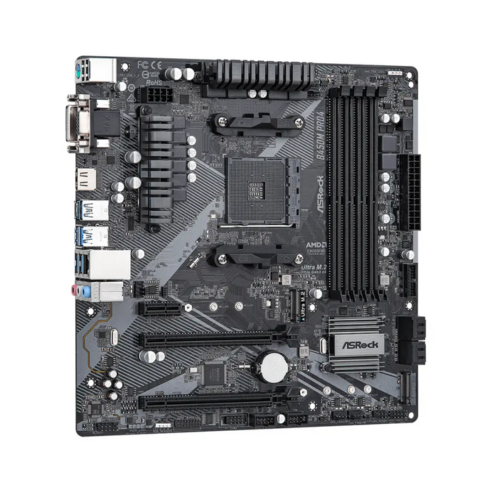 Дънна платка ASROCK B450M Pro4 R2.0