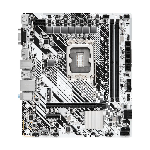 Дънна платка ASRock H610M-HDV/M.2 + D5 LGA1700