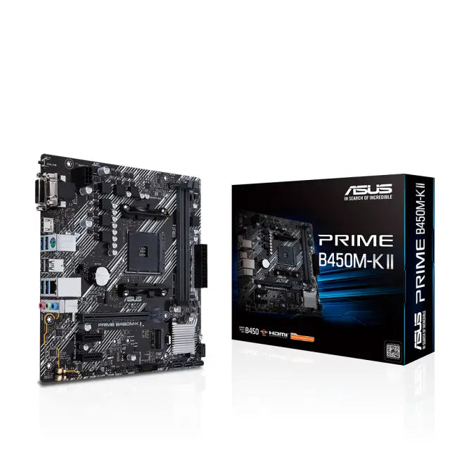 Дънна платка ASUS PRIME B450M-K II AM4 DDR4