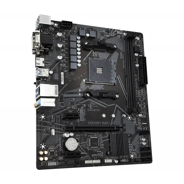 Дънна платка GIGABYTE A520M-S2H Socket AM4 mATX 2xDDR4 M.2