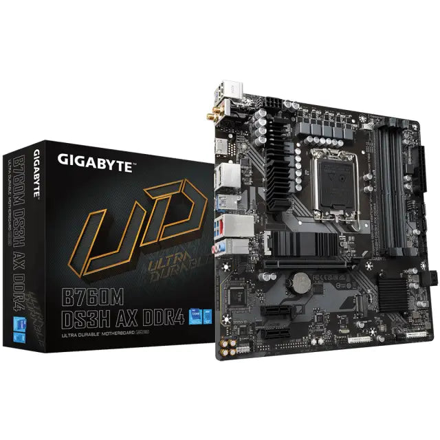 Дънна платка GIGABYTE B760M DS3H AX socket 1700