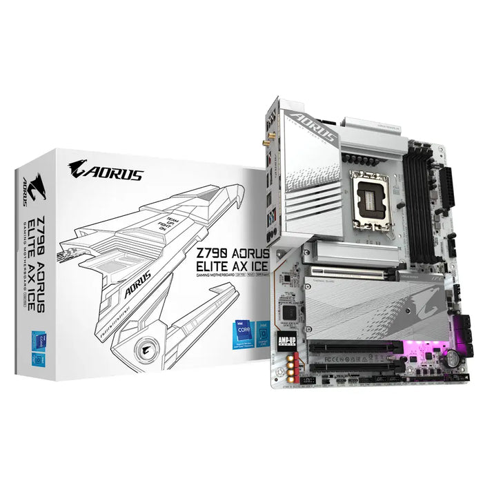 Дънна платка GIGABYTE Z790 AORUS ELITE AX ICE LGA 1700