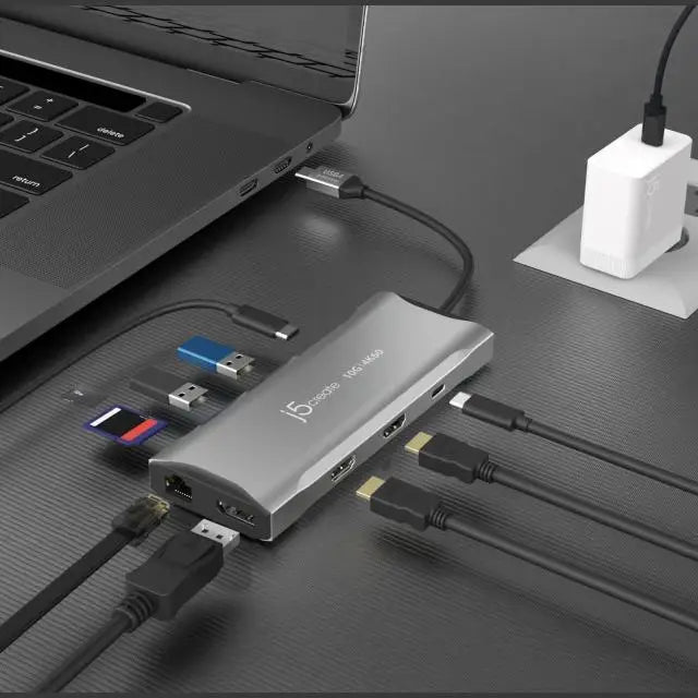 Докинг станция j5create JCD397 100W 4K60 Elite USB-C 10Gbps