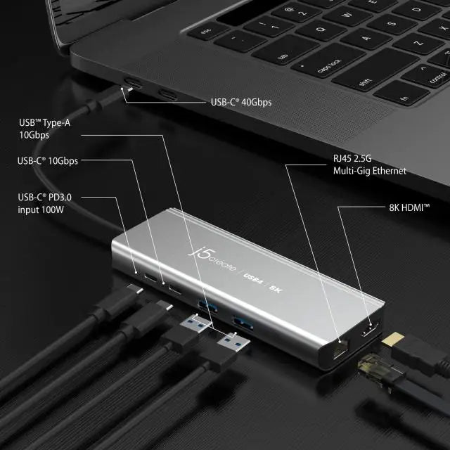 Докинг станция j5create JCD403 USB4 Multi-port