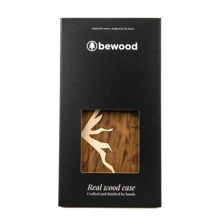 Дървен кейс Bewood Mountains Imbuia за iPhone 15 Pro Max