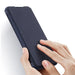 DUX DUCIS Кейс Skin X Bookcase за Samsung Galaxy S21 5G син