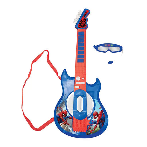 Електрическа китара с микрофон Spiderman Lexibook