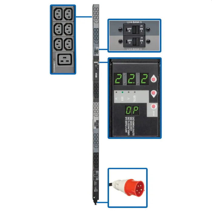 Филтър Tripp Lite by Eaton 3-Phase Local Metered PDU