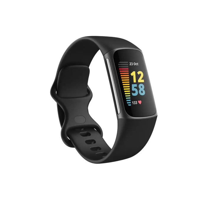 Фитнес гривна Fitbit Charge 5 Black Graphite Stainless Steel