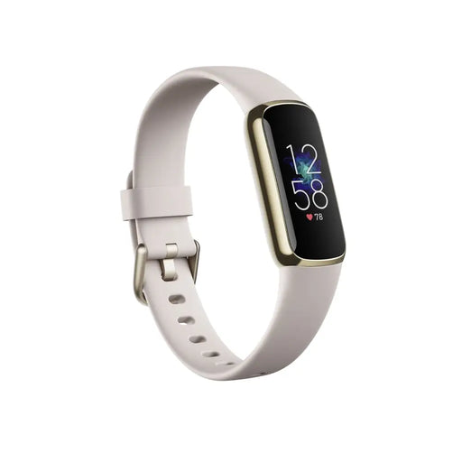 Фитнес гривна Fitbit Luxe Soft Gold and White