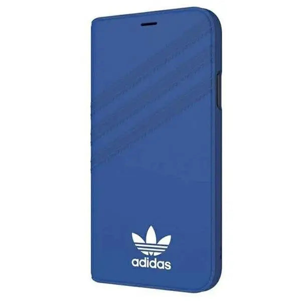 Флип-кейс Adidas Or Suede за Apple iPhone X/XS Син