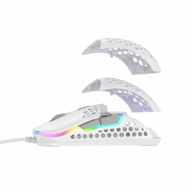 Геймърска мишка Xtrfy M42 White RGB Бял