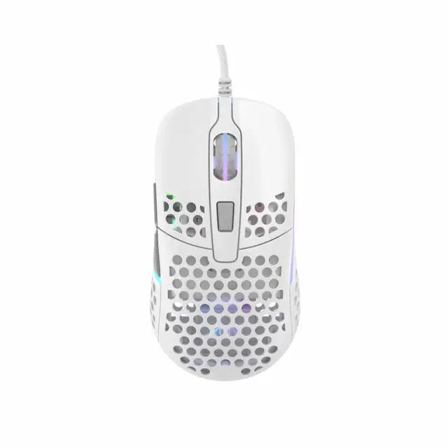 Геймърска мишка Xtrfy M42 White RGB Бял