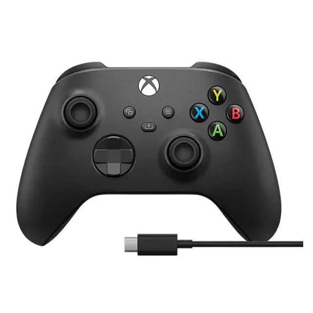 Геймърски контролер Microsoft Xbox + Type-C кабел Black