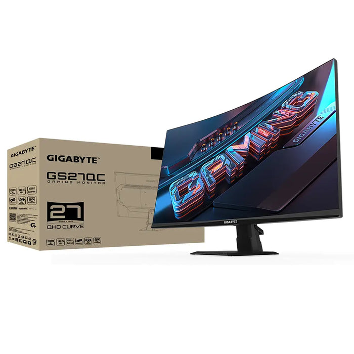 Геймърски Монитор GIGABYTE GS27QC 27’’ VA QHD 170Hz 1ms