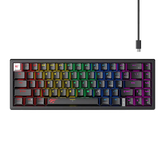 Гейминг клавиатура Havit KB874L RGB черна