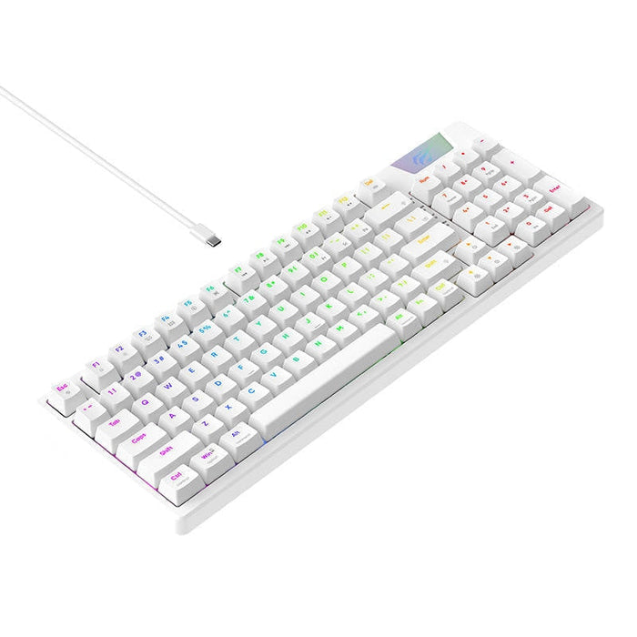 Гейминг клавиатура Havit KB885L RGB бяла