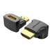 Ъглов HDMI адаптер Vention AIOB0 черен