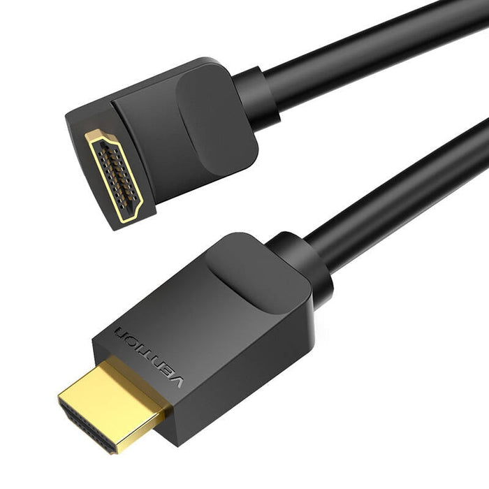 Ъглов HDMI кабел AARBG 1.5m 90° черен