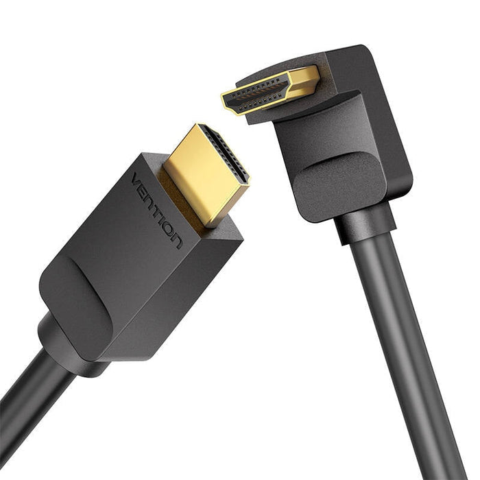 Ъглов HDMI кабел AARBG 1.5m 90° черен