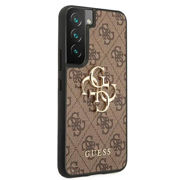 Гръб GUESS 4G BIG METAL LOGO за Samsung Galaxy S22 Кафяв