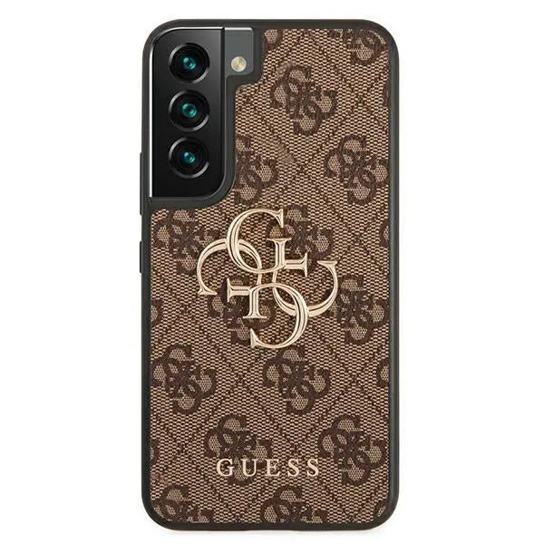 Гръб GUESS 4G BIG METAL LOGO за Samsung Galaxy S22 Кафяв