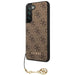 Гръб Guess 4G Charms за Samsung Galaxy S22 Plus Кафяв