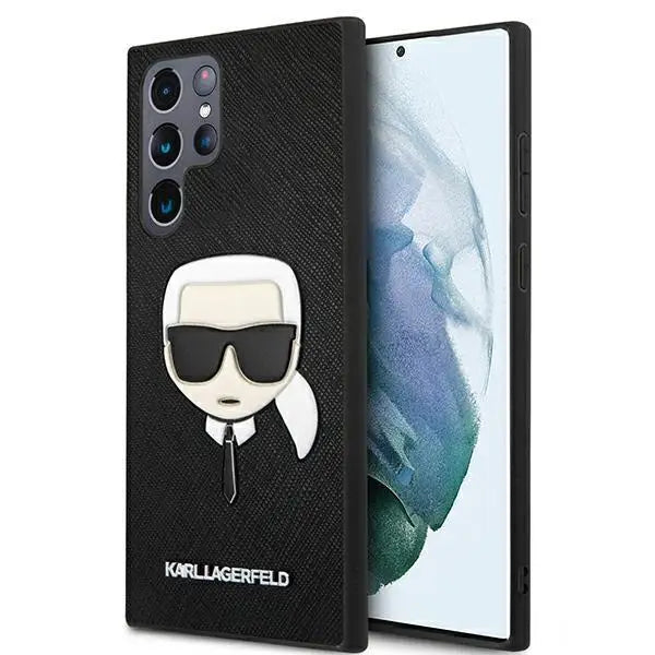 Гръб KARL LAGERFELD SAFFIANO KARL’S HEAD за Samsung