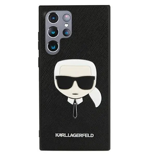 Гръб KARL LAGERFELD SAFFIANO KARL’S HEAD за Samsung