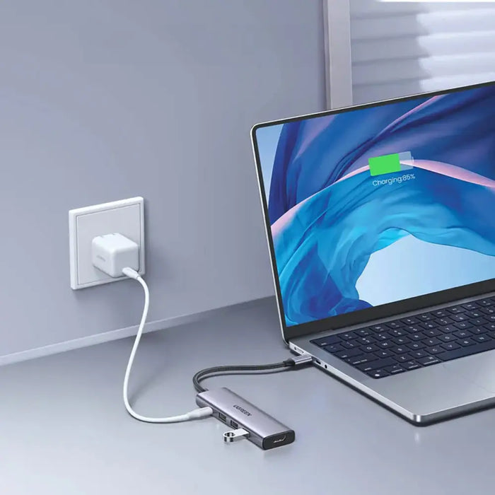 Хъб 5в1 Ugreen CM511 USB-C - USB-C PD / HDMI / 3x USB-A